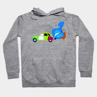 color car Hoodie